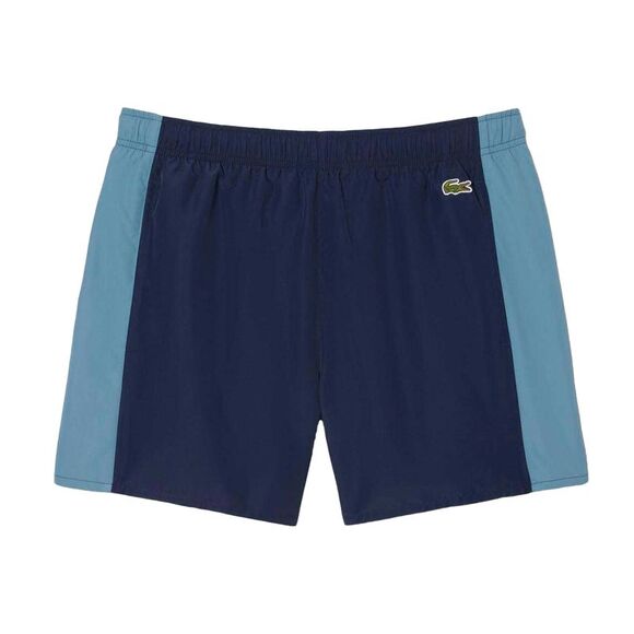 Lacoste Mens Colour Block Swimming Trunks / Navy